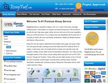 Tablet Screenshot of essayturf.com